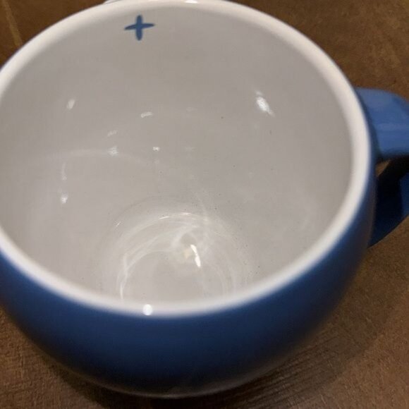 Inspirational Blue Ceramic Mug With Bible Verse Joshua 24:15 By Bob Siemon Desig - Picture 3 of 6